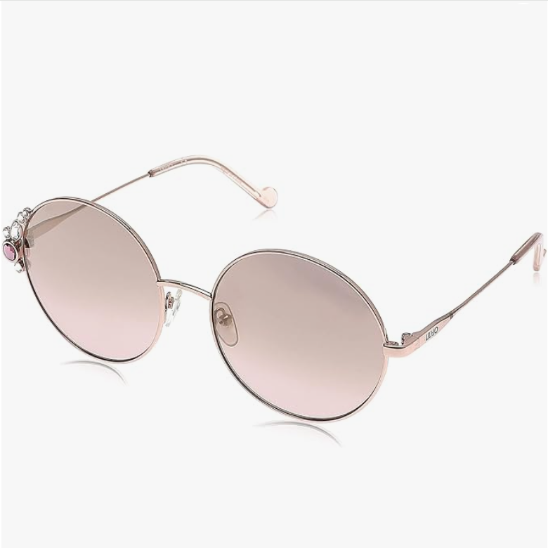 Liu Jo női napszemüveg, kerek, pink, köves díszítéssel outlet áron, Kecskemét, Dr Ács Optika és Szemészeti Rendelő, nagykőrös, kiskunfélegyháza, ofotért, látásvizsgálat